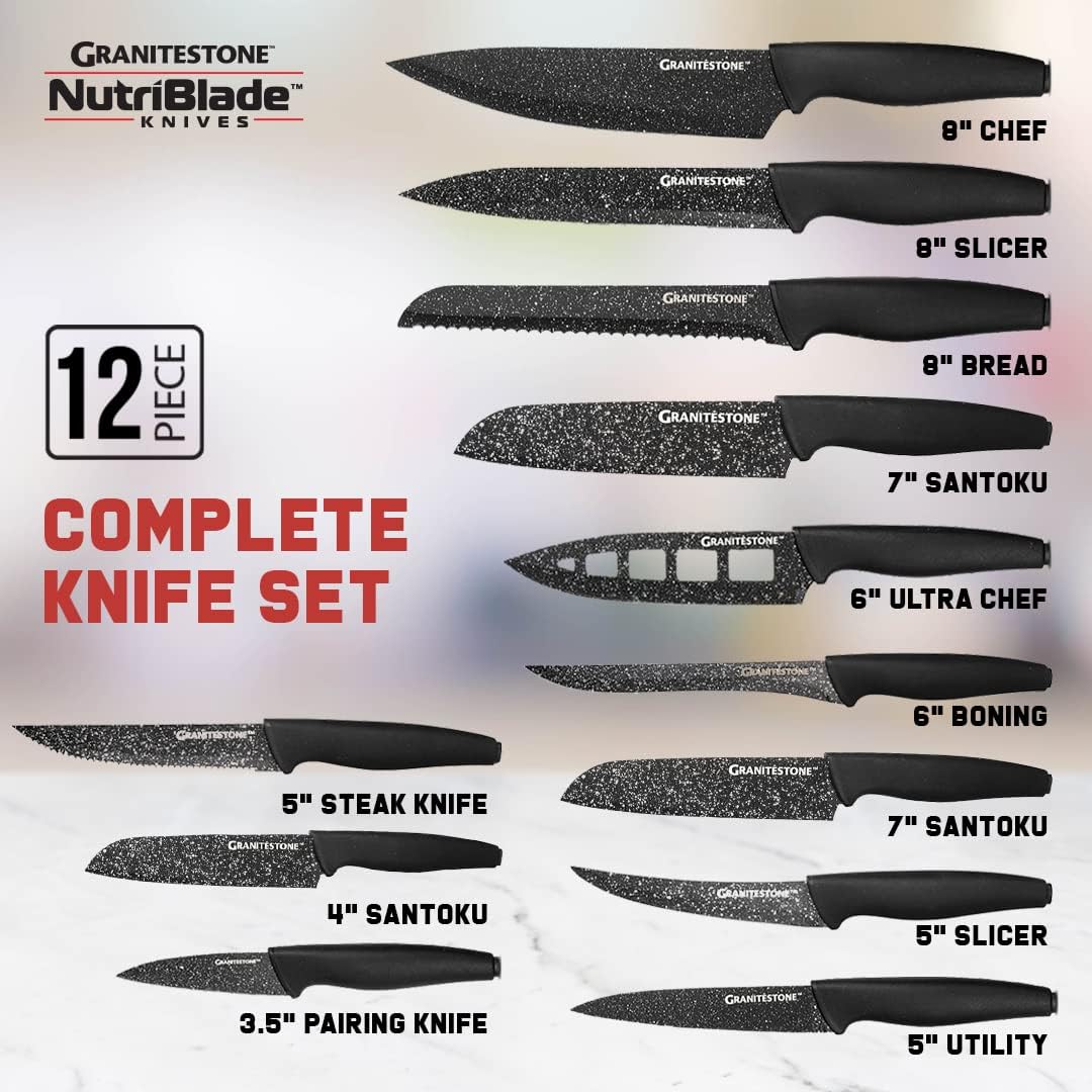 Nutriblade 12 Pc Knife Set