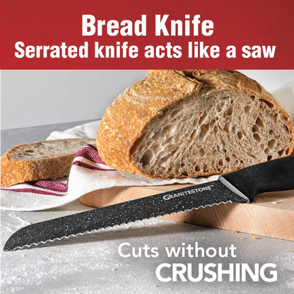 Granitestone NutriBlade 6 Piece Knife Set